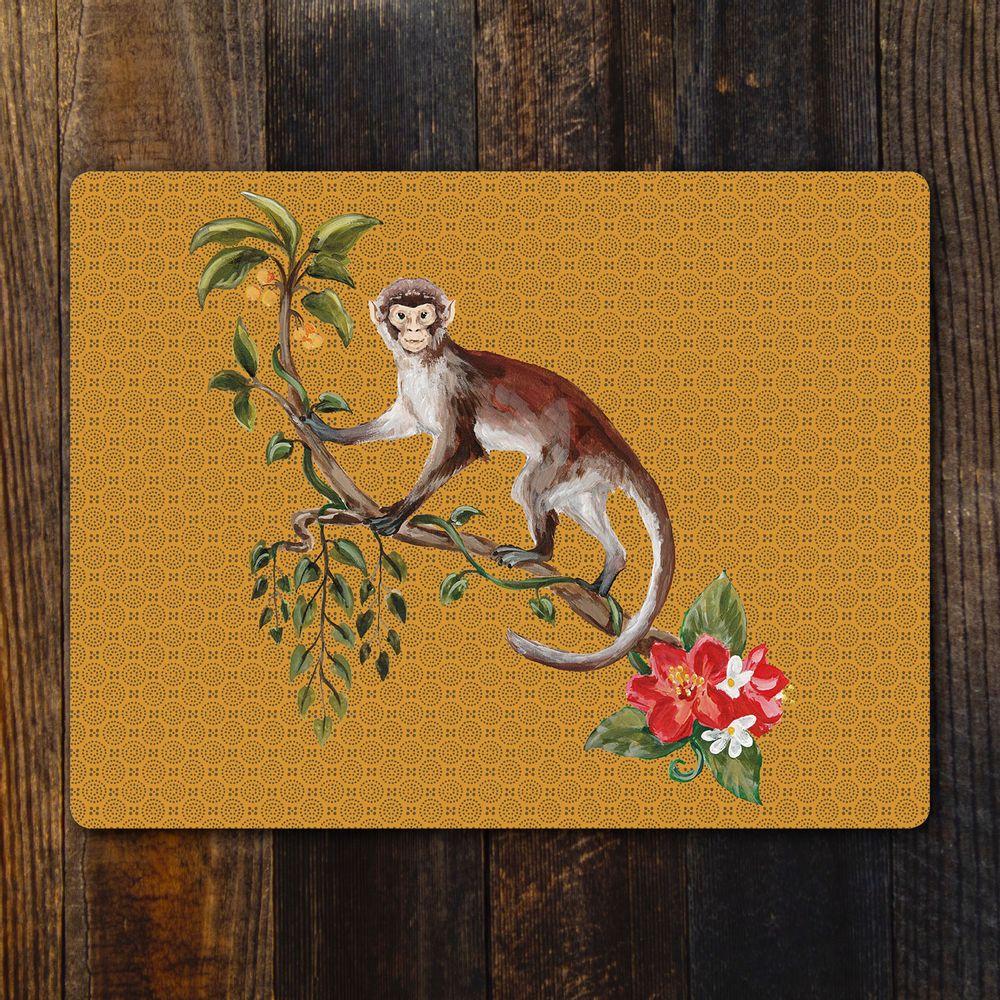 Dessous de plat - Monkey Eucalyptus Set de table et dessous de verre - ZOOH