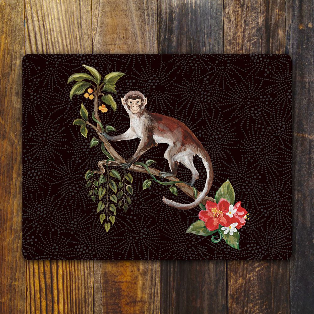 Dessous de plat - Monkey Eucalyptus Set de table et dessous de verre - ZOOH