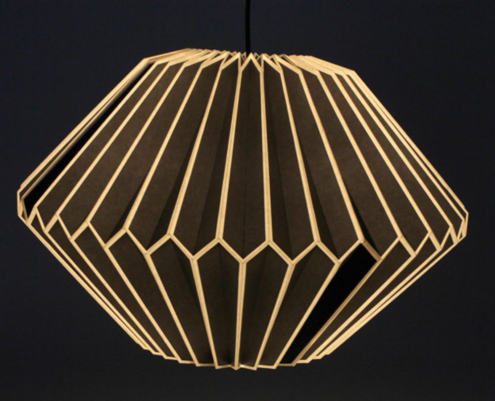 Suspensions extérieures - Lampe à suspendre en papier origami - YOKO LIGHT