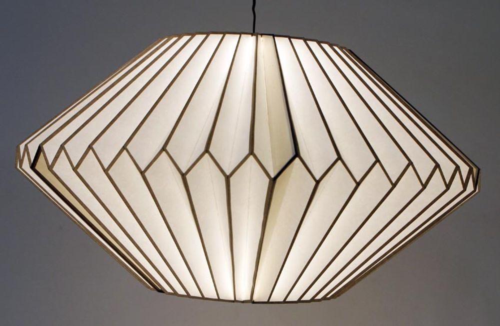 Suspensions extérieures - Lampe à suspendre en papier origami - YOKO LIGHT