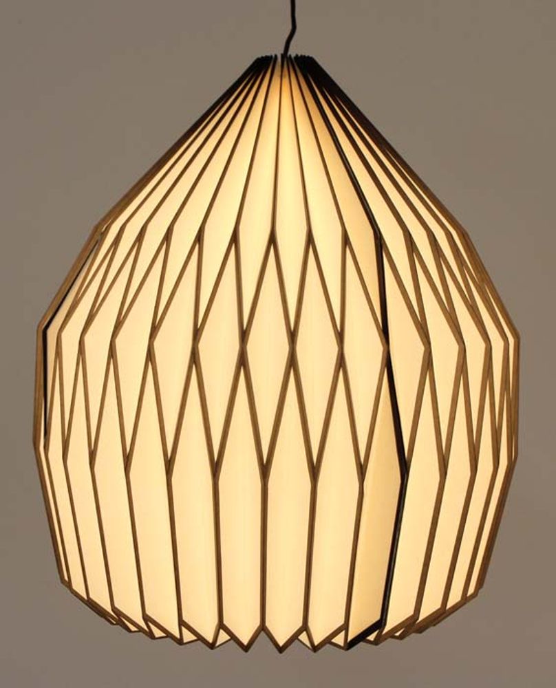 Suspensions extérieures - Lampe à suspendre en papier origami - YOKO LIGHT