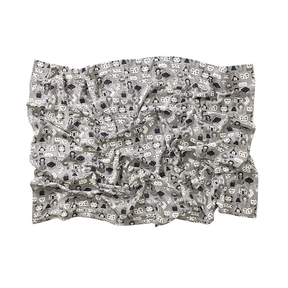 Throw blankets - Allsorts Cotton Throw - DONNA WILSON