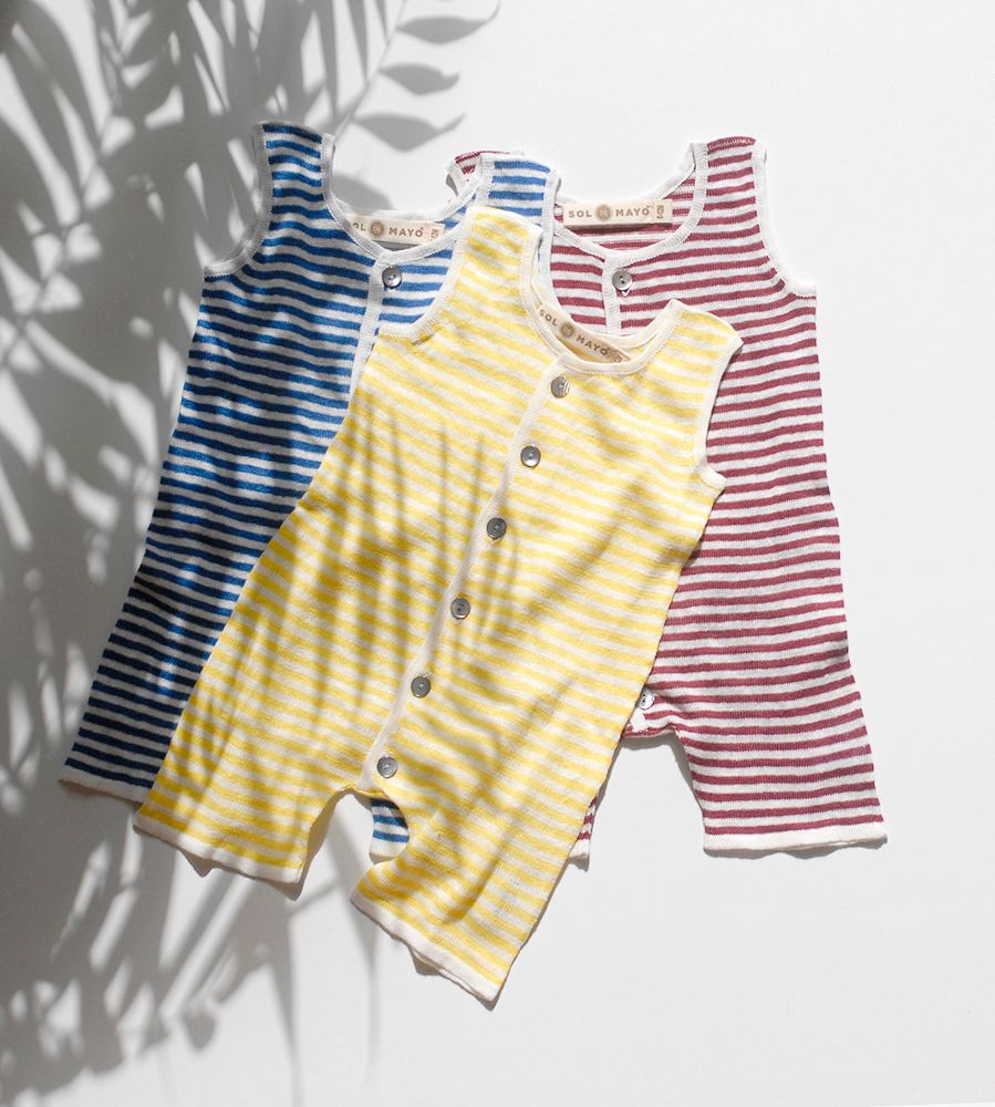 Children's fashion - ELIN. 100% linen collection. Knitwear - SOL DE MAYO