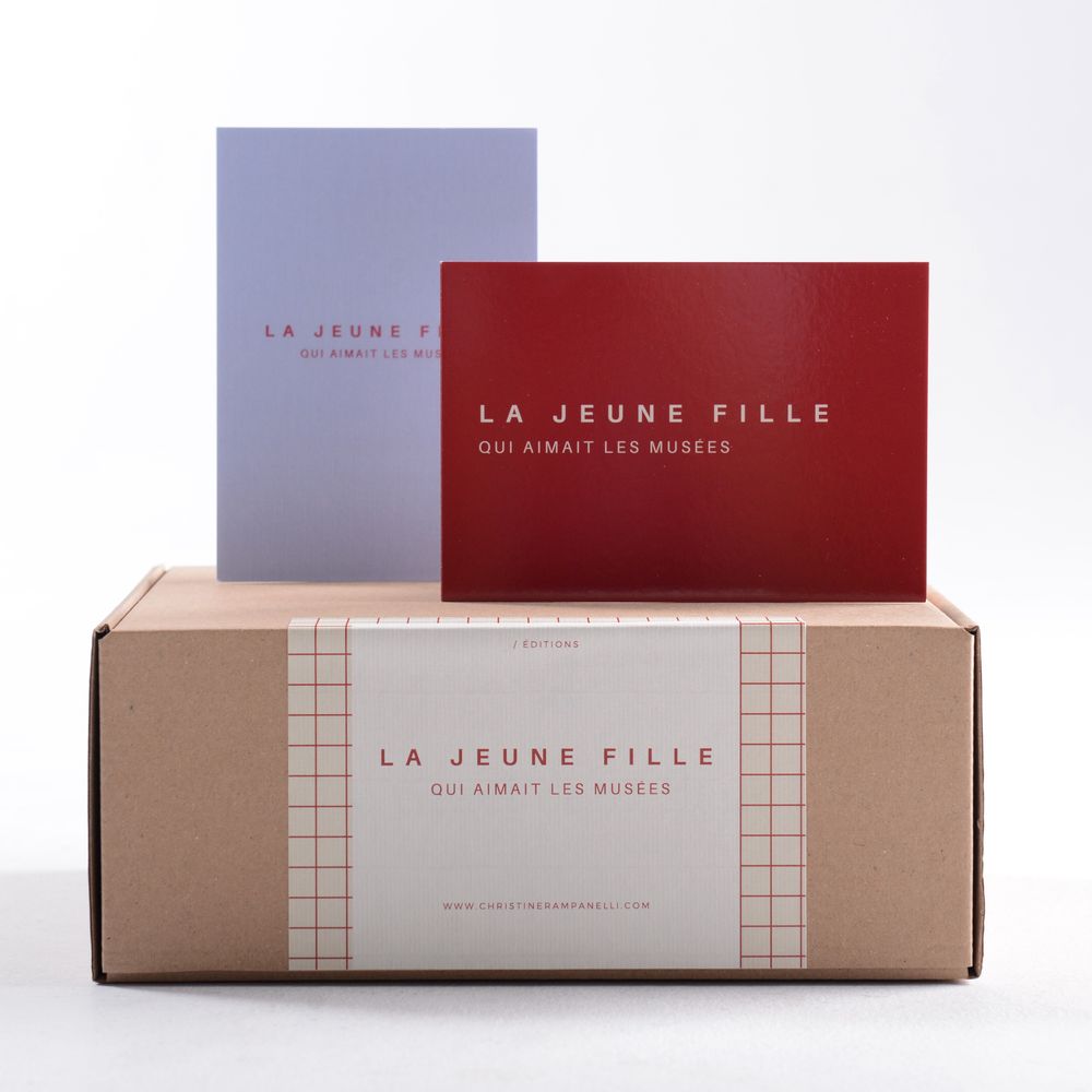 Stationery - Red postcard - MEDIUM OBJECTS