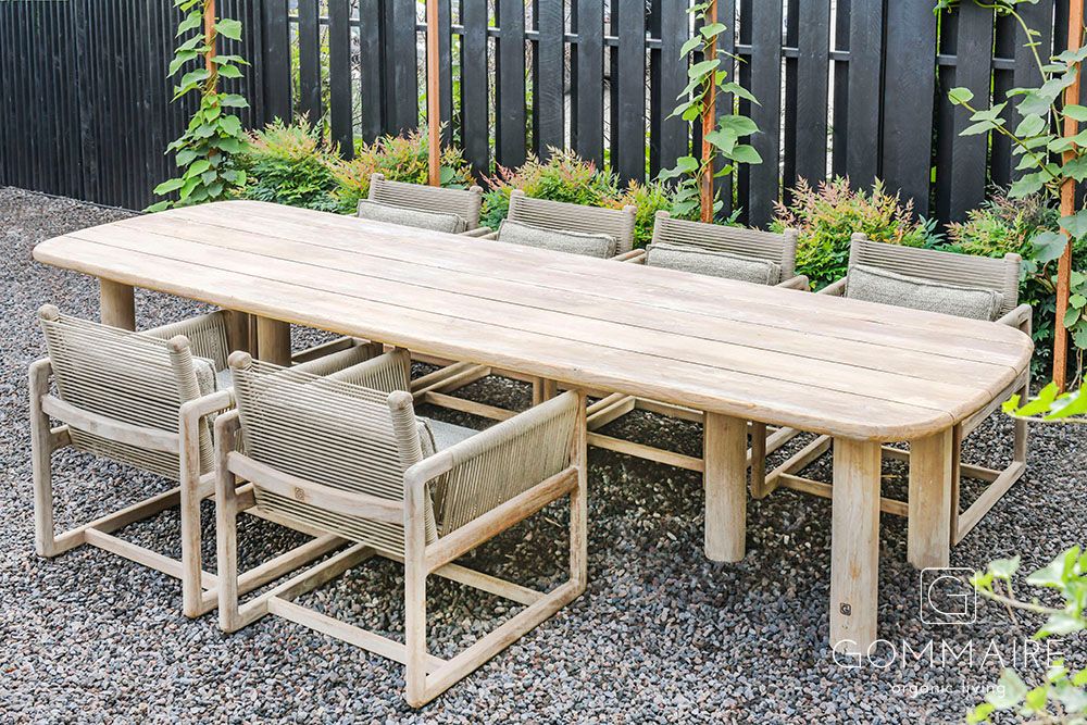 Dining Tables - Low table Carlo and easy chair Carlo - GOMMAIRE