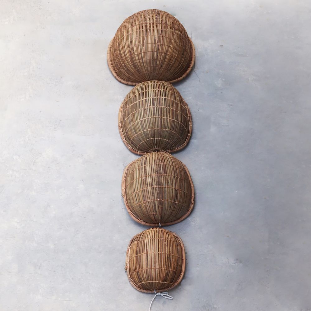 Decorative objects - Tudung Wicker Wall Installation - NYAMAN GALLERY BALI