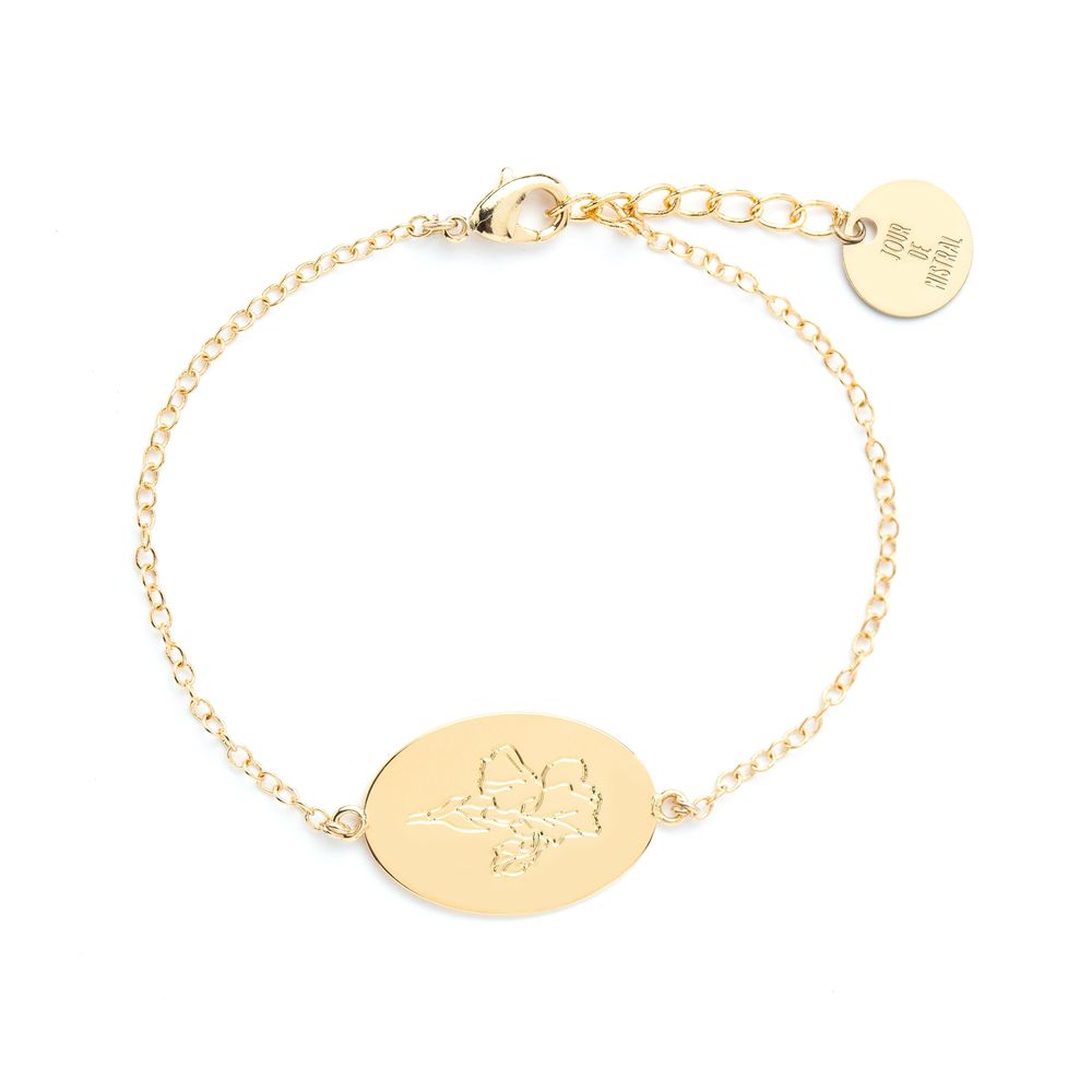 Jewelry - Provence Lavender Herbarium Flower Locket Bracelet - JOUR DE MISTRAL