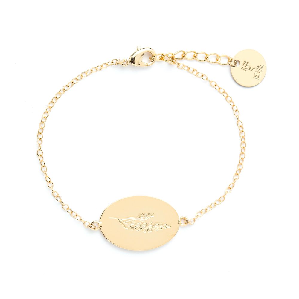Jewelry - Provence Lavender Herbarium Flower Locket Bracelet - JOUR DE MISTRAL