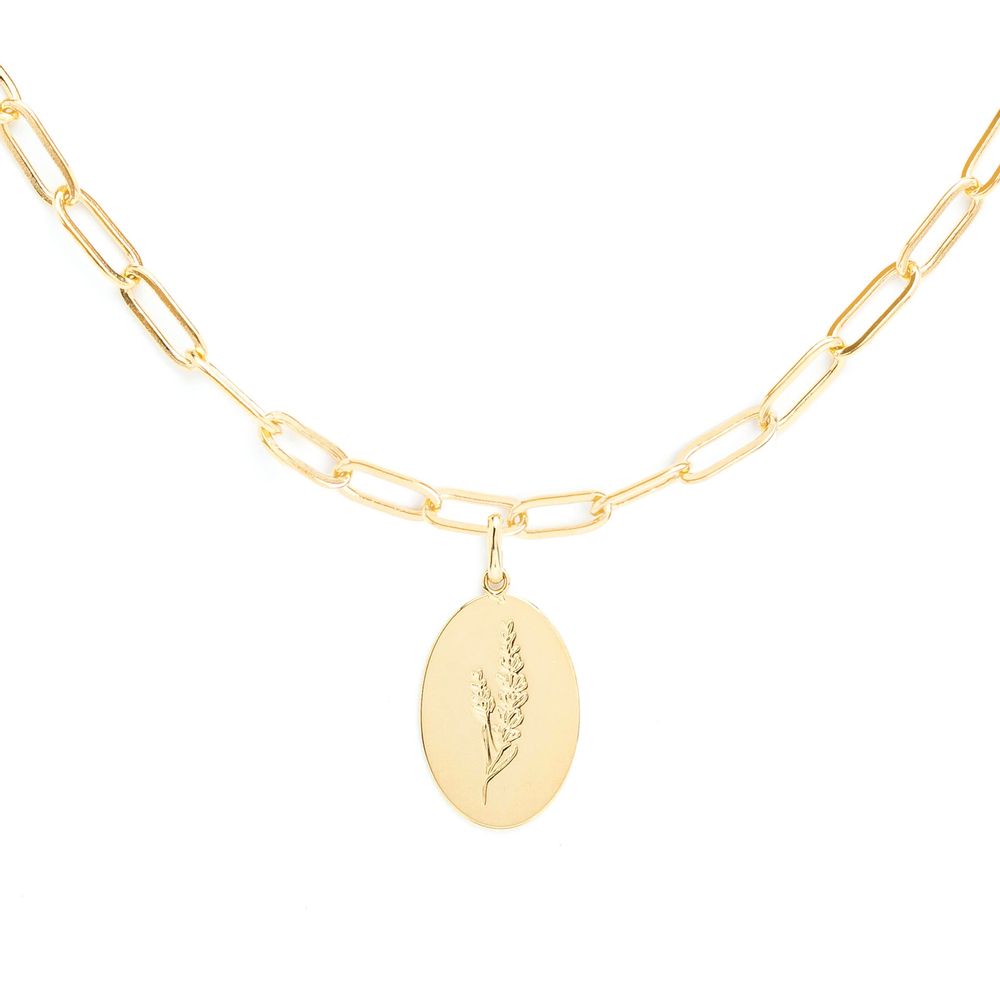 Jewelry - Herbarium medal chain necklace - JOUR DE MISTRAL