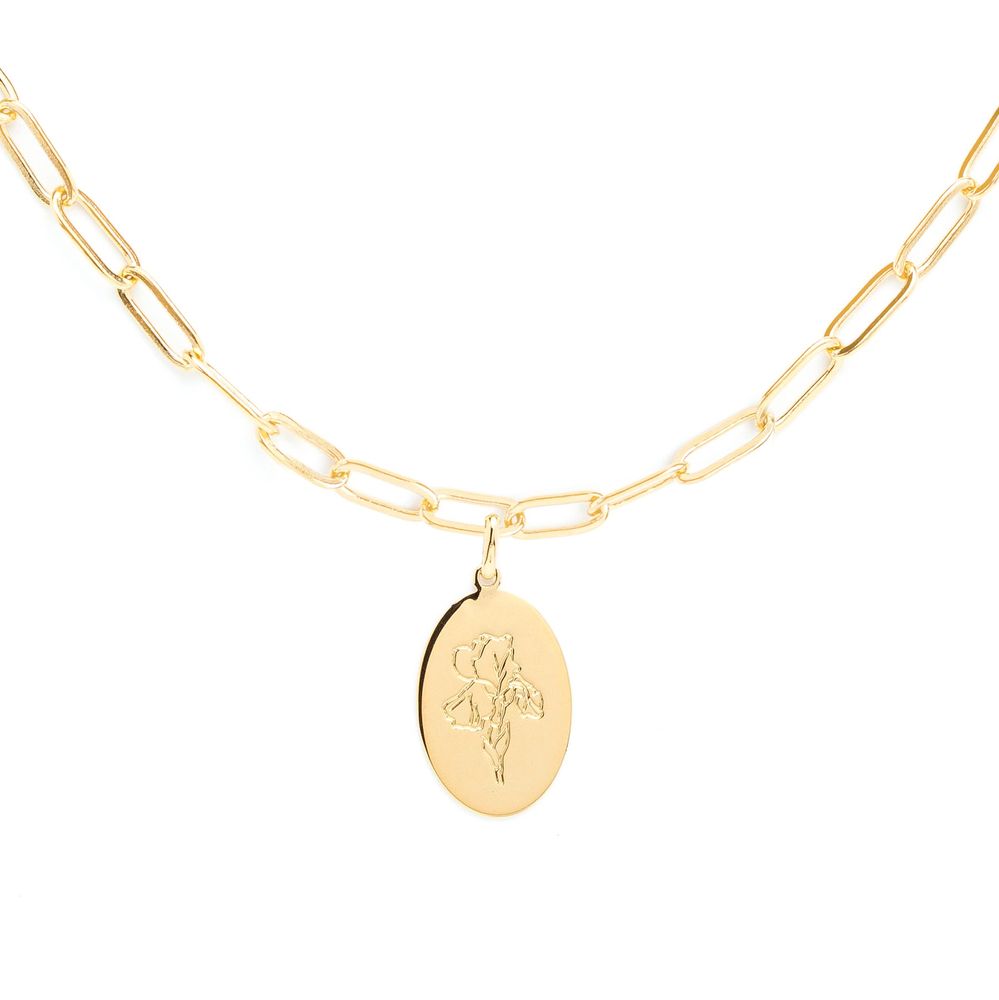 Jewelry - Herbarium medal chain necklace - JOUR DE MISTRAL