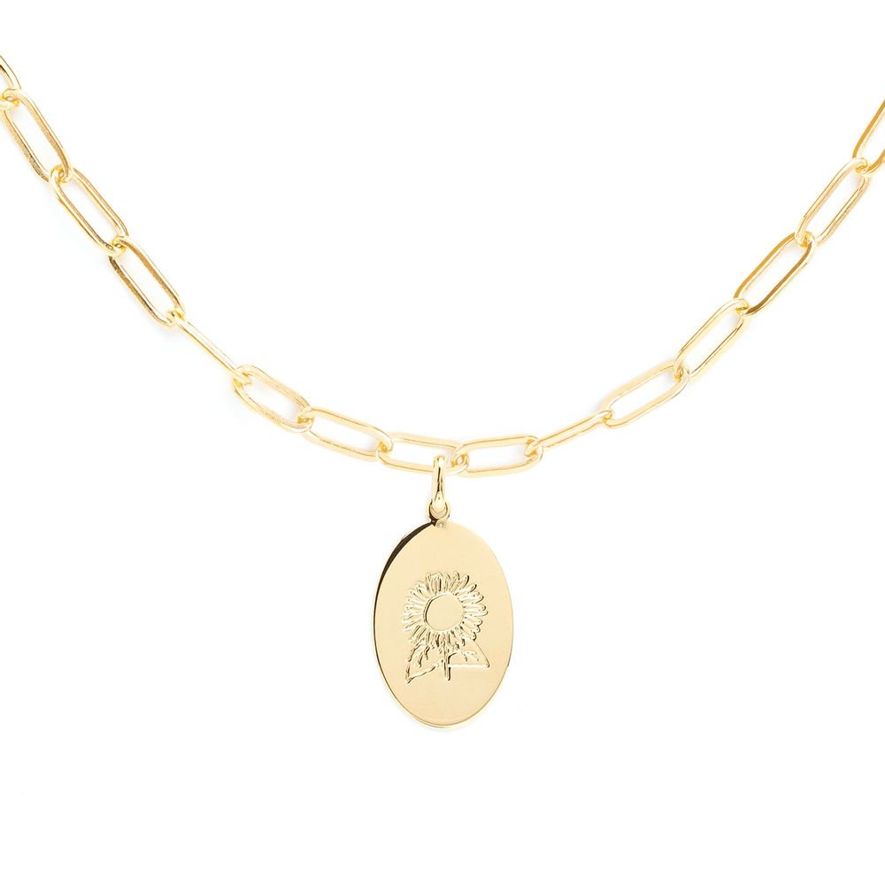 Jewelry - Herbarium medal chain necklace - JOUR DE MISTRAL