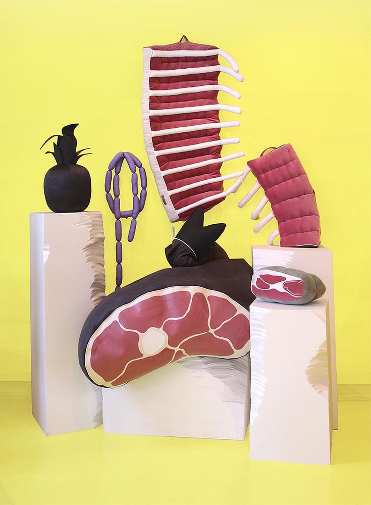 Coussins textile - Chaîne saucisse - AUFSCHNITT