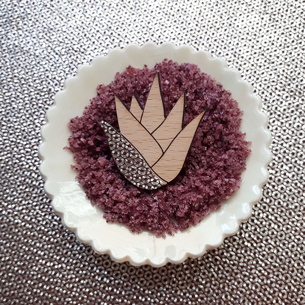 Bijoux - Broche ALOE - NI UNE NI DEUX BIJOUX