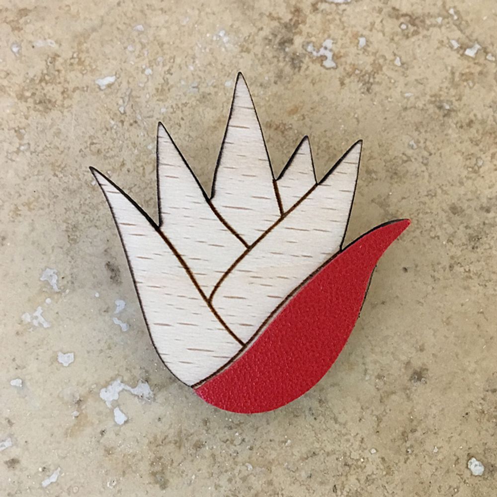 Bijoux - Broche ALOE - NI UNE NI DEUX BIJOUX