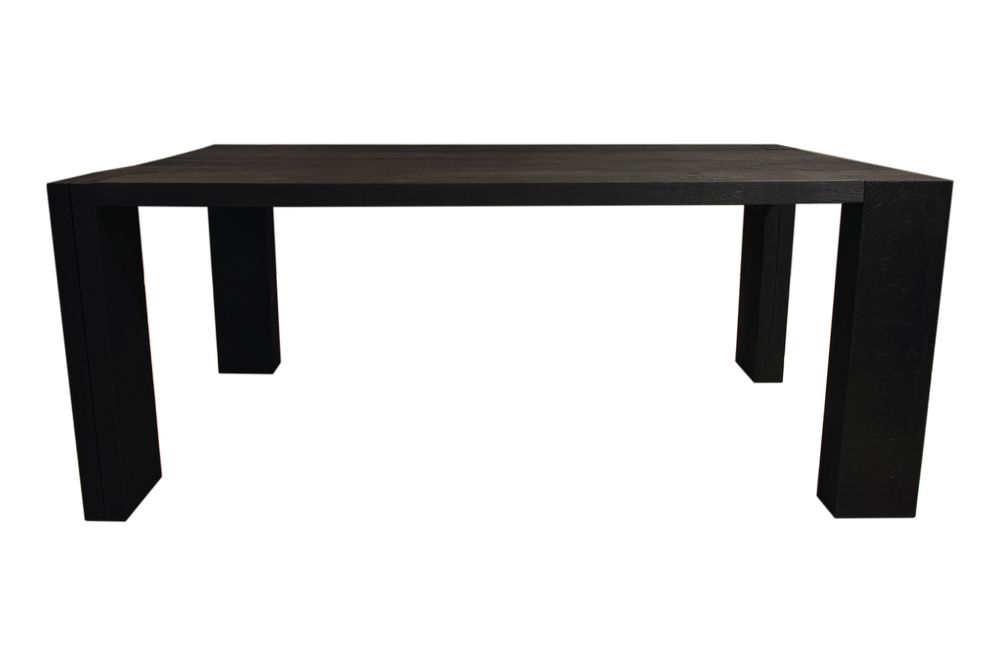 Tables Salle à Manger - TABLE A MANGER CHENE – BOIS BRÛLÉ SHOU-SUGI-BAN - OUVRAGE  - BOIS BRULE