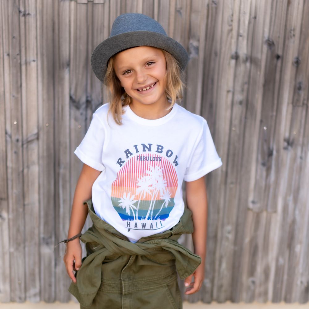 Vêtements enfants - TSHIRT KIDS RAINBOW  - FABULOUS ISLAND LTD