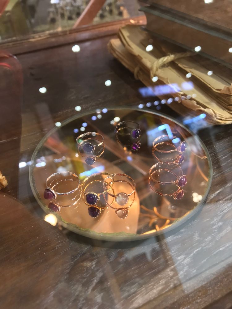 Bijoux - Anneau d'articulation rose améthyste - MONVATOO LONDON