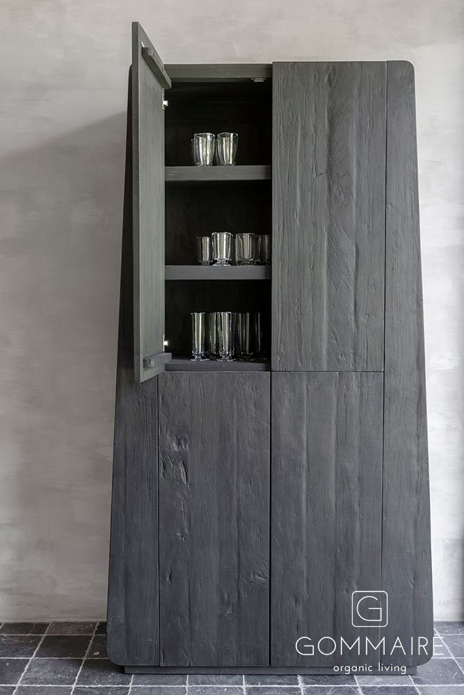 Wardrobe - Cabinet Vincent antracite - GOMMAIRE