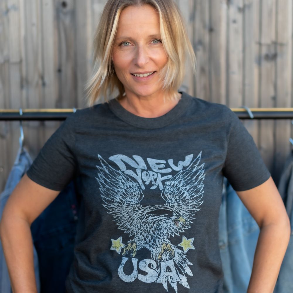 Prêt-à-porter - TSHIRT EAGLE NEW YORK - FABULOUS ISLAND LTD