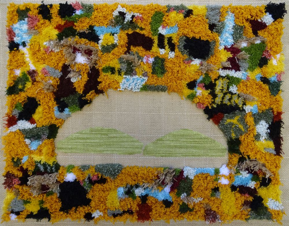 Objets de décoration - Visit to the mountain (tapis mural – 211) - SARA PEREIRA ATELIER