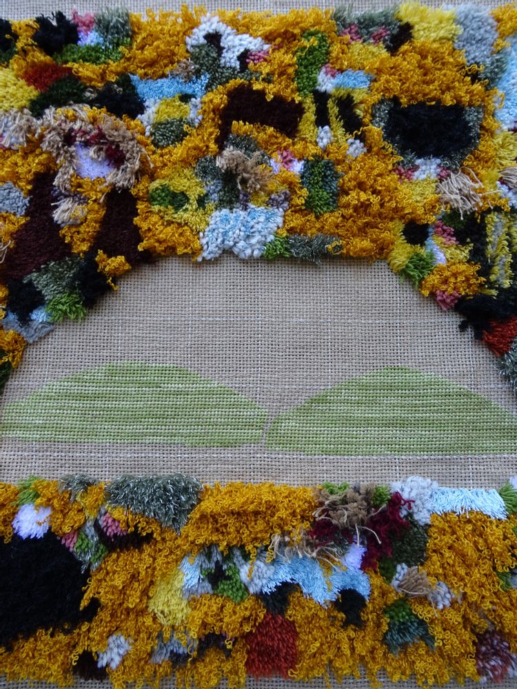Objets de décoration - Visit to the mountain (tapis mural – 211) - SARA PEREIRA ATELIER