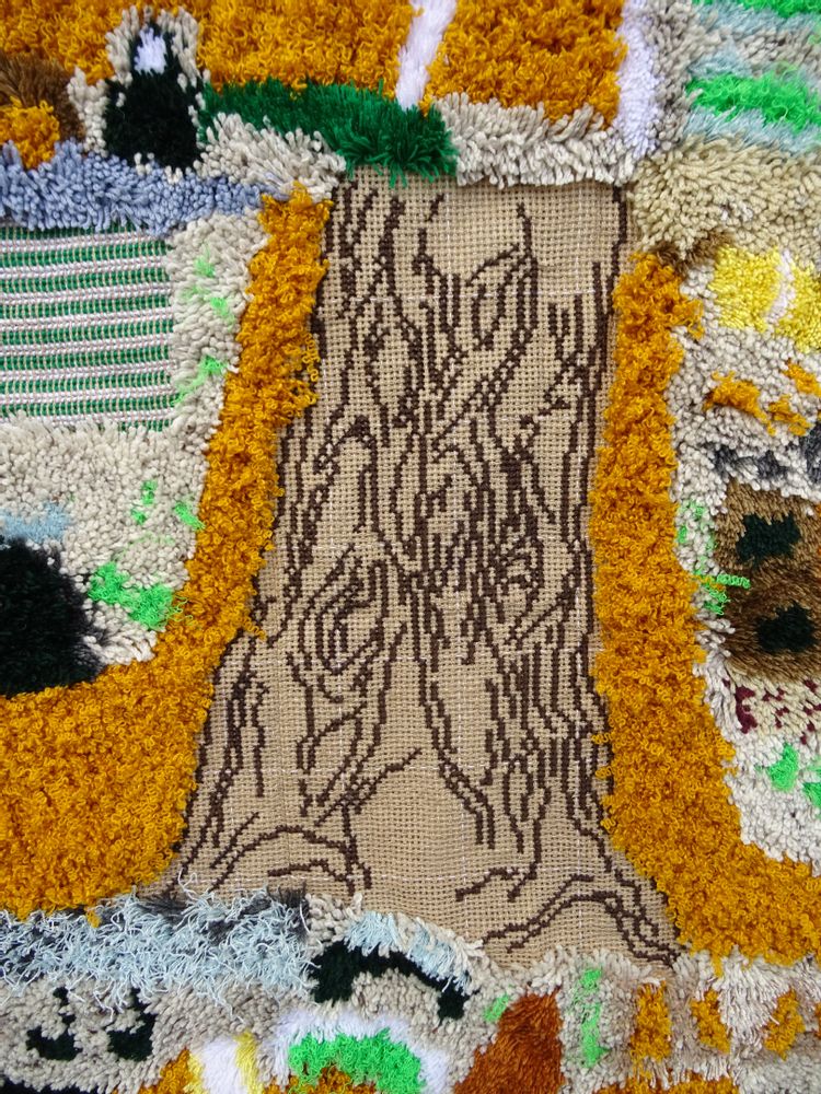 Decorative objects - Ancient tree (wall rug – 213)             - SARA PEREIRA ATELIER