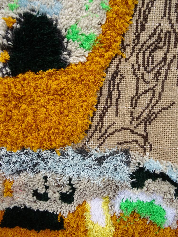 Decorative objects - Ancient tree (wall rug – 213)             - SARA PEREIRA ATELIER