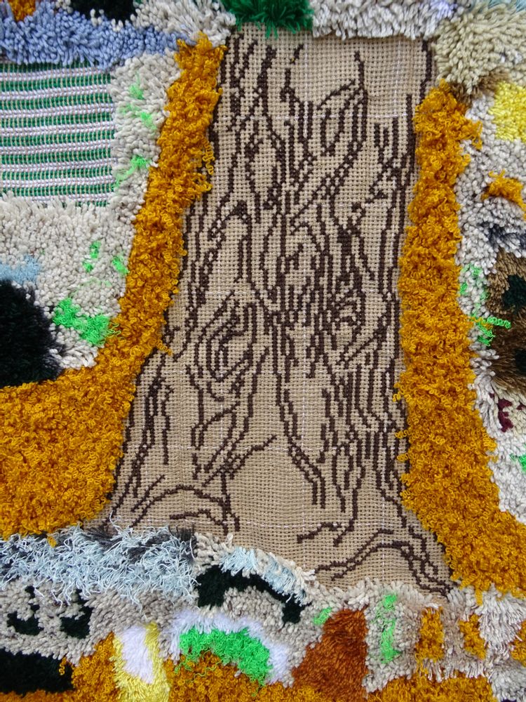 Decorative objects - Ancient tree (wall rug – 213)             - SARA PEREIRA ATELIER