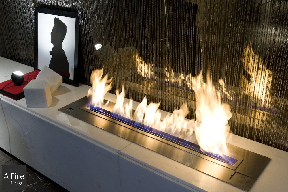 Chambres d'hôtels - BL 40-100 cm Brûleurs éthanol intelligents télécommandés AFIRE Cheminée Décoration Design - AFIRE