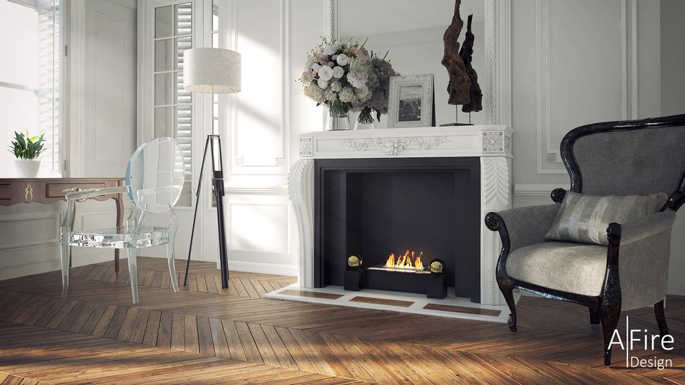Chambres d'hôtels - BL 40-100 cm Brûleurs éthanol intelligents télécommandés AFIRE Cheminée Décoration Design - AFIRE