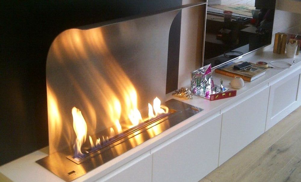 Chambres d'hôtels - BL 40-100 cm Brûleurs éthanol intelligents télécommandés AFIRE Cheminée Décoration Design - AFIRE