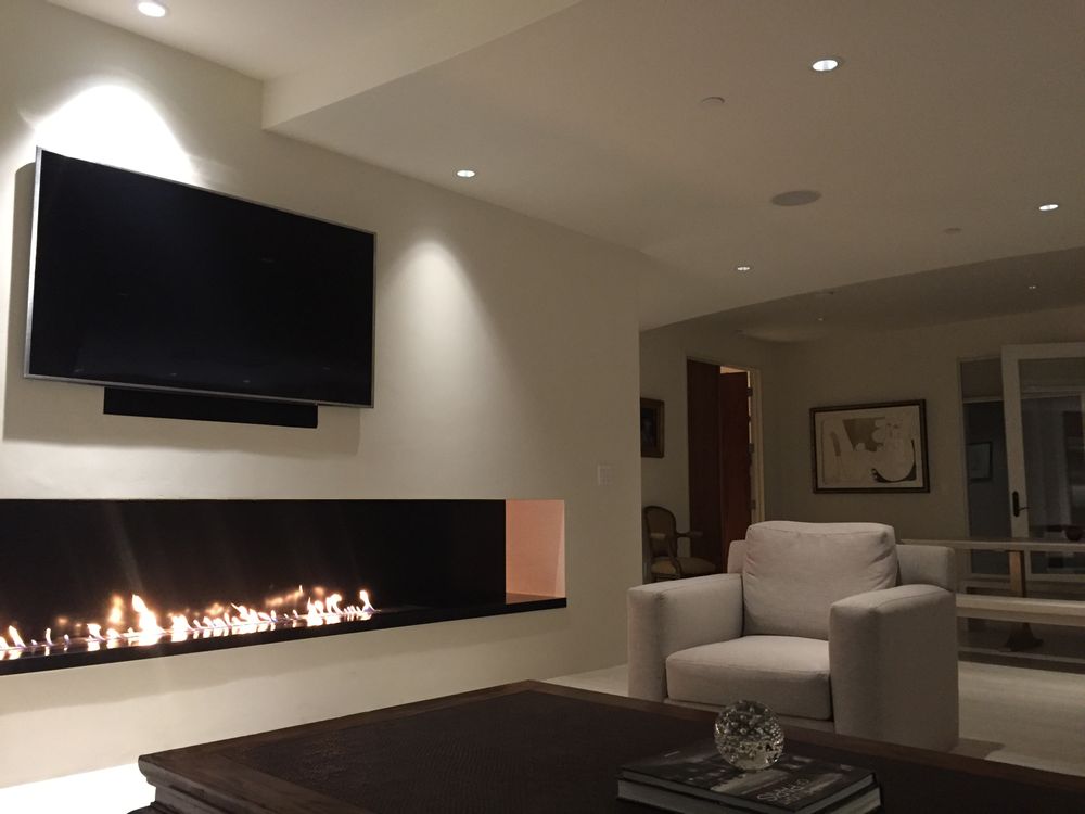 Kitchens furniture - Modulo 200-800 cm Ethanol Burners & Fireplaces - Smart Remote Controlled Inserts AFIRE Decoration Design - AFIRE
