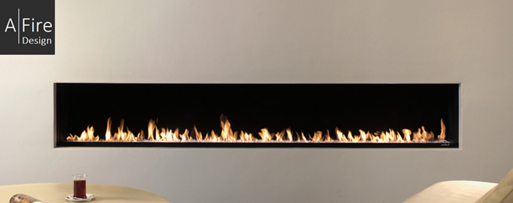 Kitchens furniture - Modulo 200-800 cm Ethanol Burners & Fireplaces - Smart Remote Controlled Inserts AFIRE Decoration Design - AFIRE