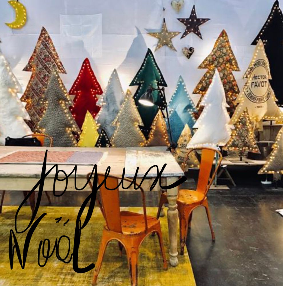 Éclairage nomade - Forêt de sapins de Noël durables  - ROSE VELOURS