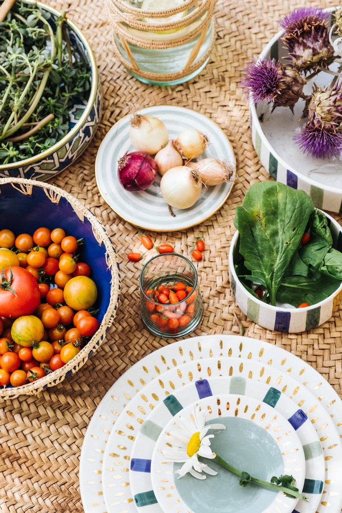Everyday plates - Terracotta Pottery Collection - CHABI CHIC
