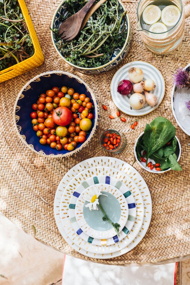 Everyday plates - Terracotta Pottery Collection - CHABI CHIC