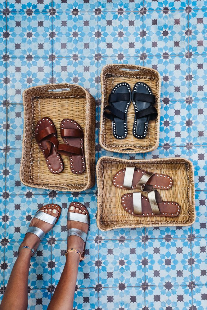 Chaussures - Sandales cuir fait main - CHABI CHIC