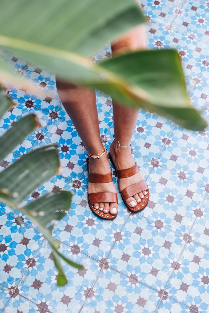 Chaussures - Sandales cuir fait main - CHABI CHIC