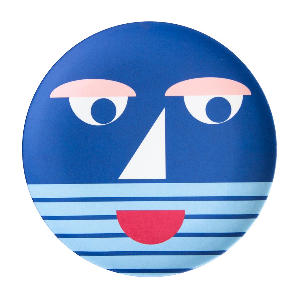 Kids accessories - Plates and cups with face - GLOBAL AFFAIRS