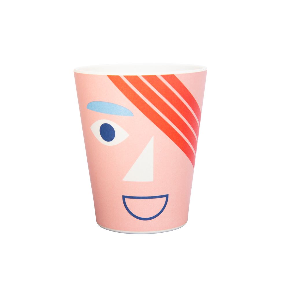 Kids accessories - Plates and cups with face - GLOBAL AFFAIRS