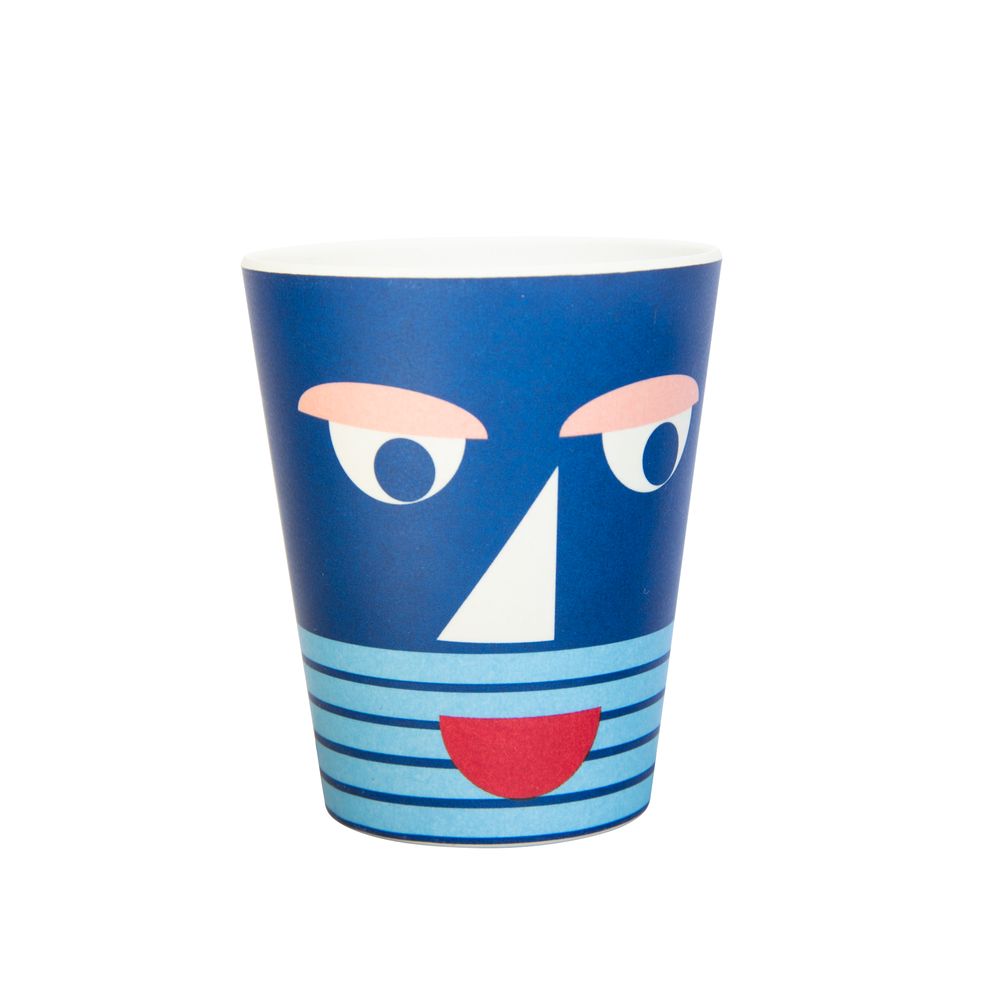 Kids accessories - Plates and cups with face - GLOBAL AFFAIRS