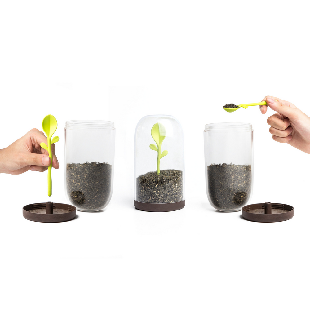 Office furniture and storage - Lucky Mouse Storage Jar & Container + Scoop - Kitchenware : Kitchen Food Storage Container 100% recyclable. - QUALY DESIGN OFFICIAL