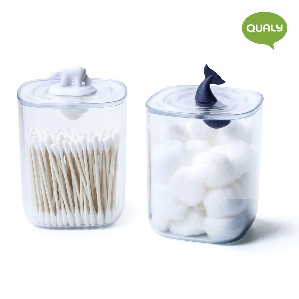 Storage boxes - Coral Container - Ocean Bathroom Collection : Eco-Friendly Material 100% recyclable - QUALY DESIGN OFFICIAL