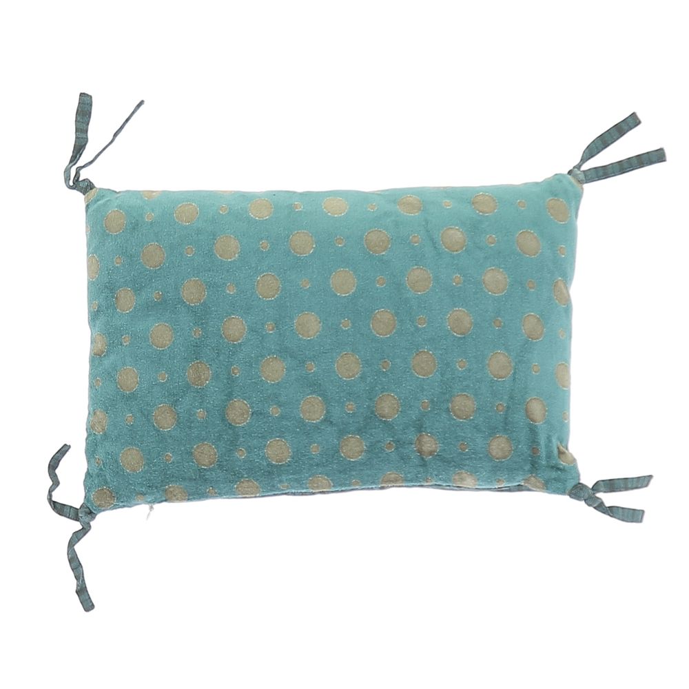 Coussins - MUMBAI Removable Cushion in printed velvet - EN FIL D'INDIENNE...