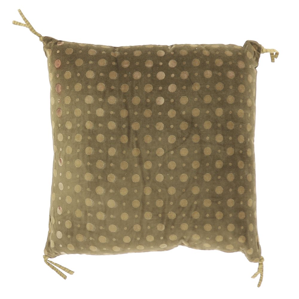 Coussins - MUMBAI Removable Cushion in printed velvet - EN FIL D'INDIENNE...