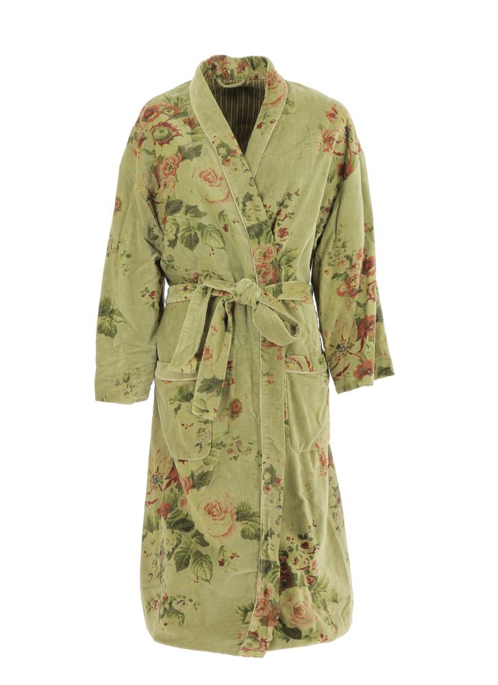 Homewear - BANGALORE Velvet Kimono - EN FIL D'INDIENNE...