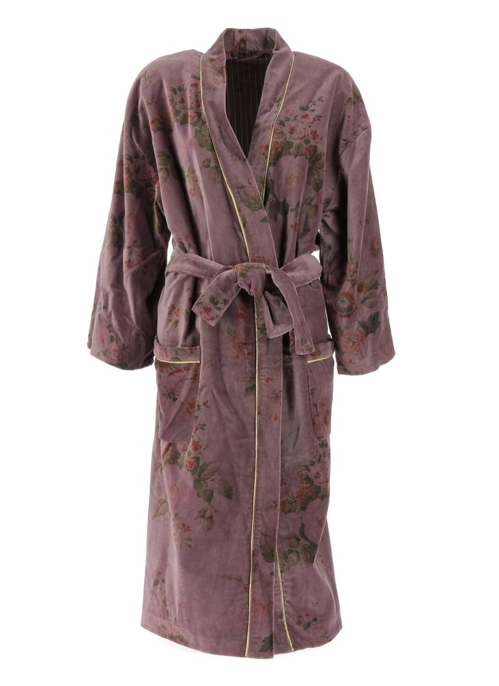 Homewear - BANGALORE Velvet Kimono - EN FIL D'INDIENNE...