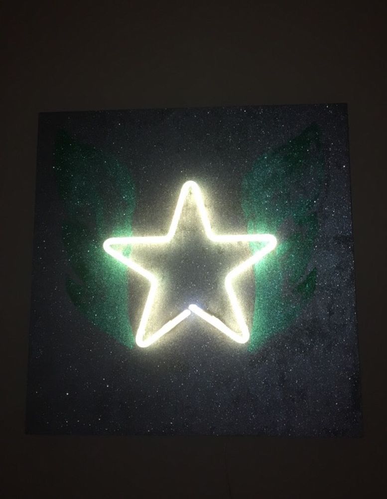 Tableaux - Tableau lumineux en verre néon - CAROLINE BAUP