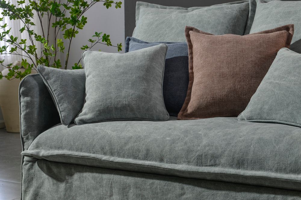 Sofas - HOMY LINEN SOFA - SO SKIN - IDASY
