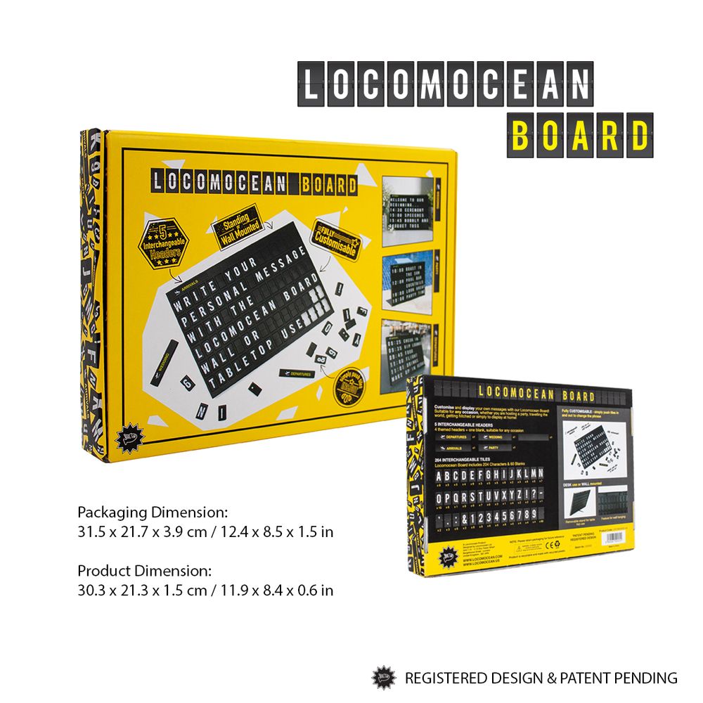 Objets de décoration - Locomocean Board - A4 - LOCOMOCEAN